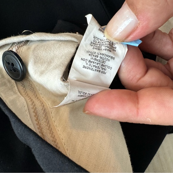 STEFANEL Italy black Slim Trouser Comfort Stretch suite Pant size 4 VGUC - Picture 15 of 17